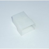 ELEKTRO - KRYTKA - TĚLESO KONEKTORU FASTON 4M - PRO KOLÍKY -  BEZ KONTAKTŮ.